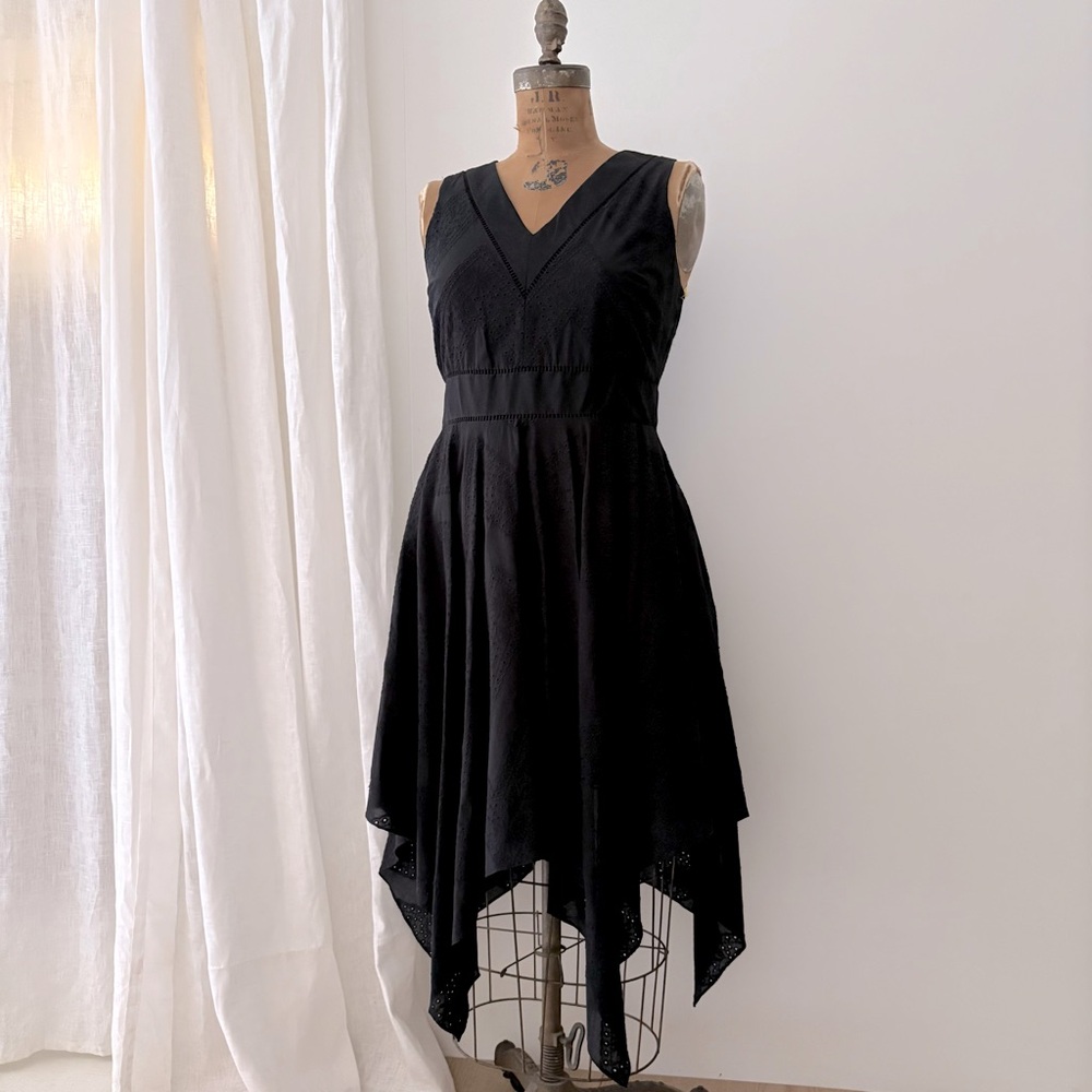 CeCe Black Fit and Flare Dress NWT